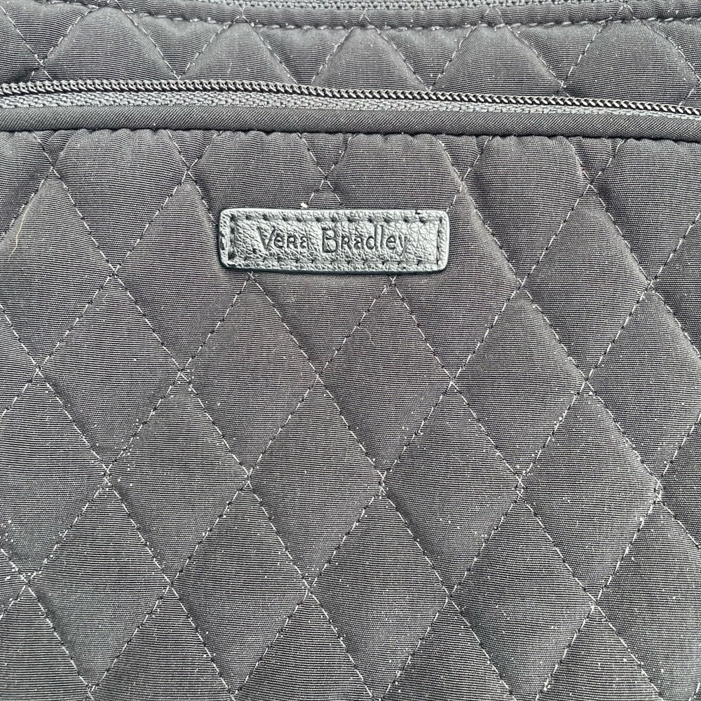 Vera Bradley Black Quilted Crossbody Bag - NW - Picture 2 of 3